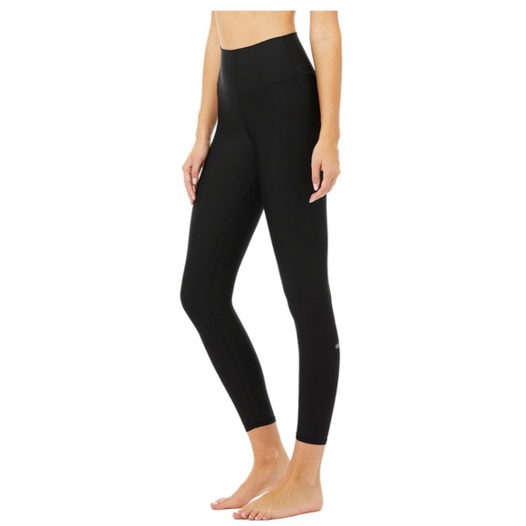 NEW ALO Yoga 7/8 High-Waist Black Airlift Legging - Picture 2 of 7
